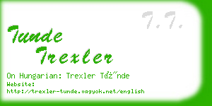 tunde trexler business card